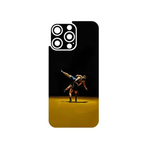 MAHOOT Wrestling Cover Sticker for Apple iPhone 15 Pro Max