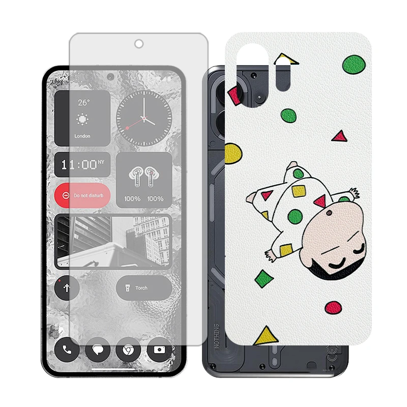 محافظ صفحه نمایش مات گلس مدل Together مناسب برای گوشی موبایل ناتینگ Phone 2 به همراه برچسب پوششی پشت گوشی