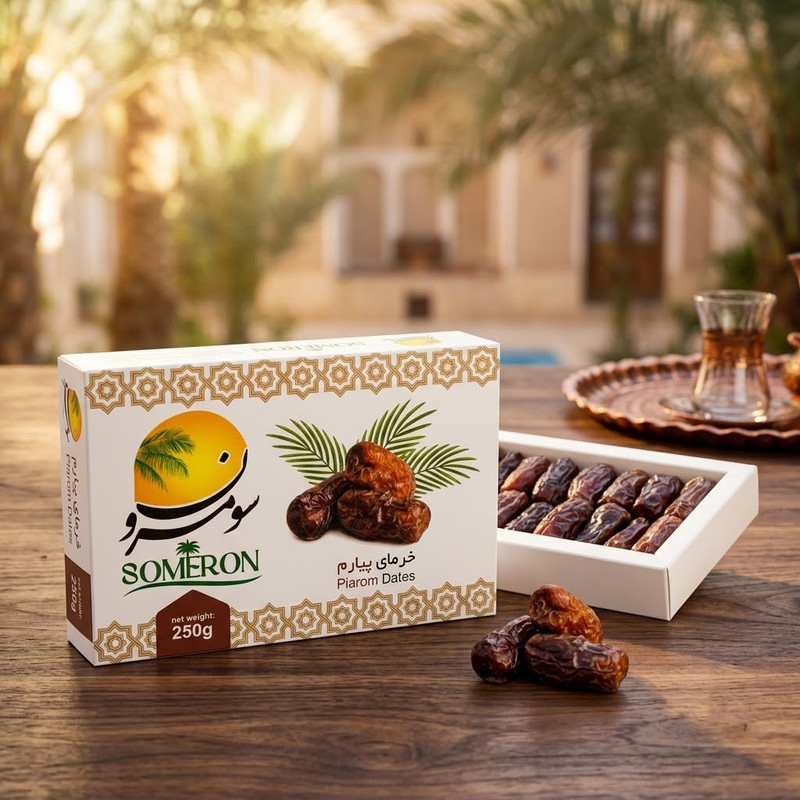 خرمای پیارم درجه یک سومِرون شهر زنان کارآفرین - ۲۵۰ گرم