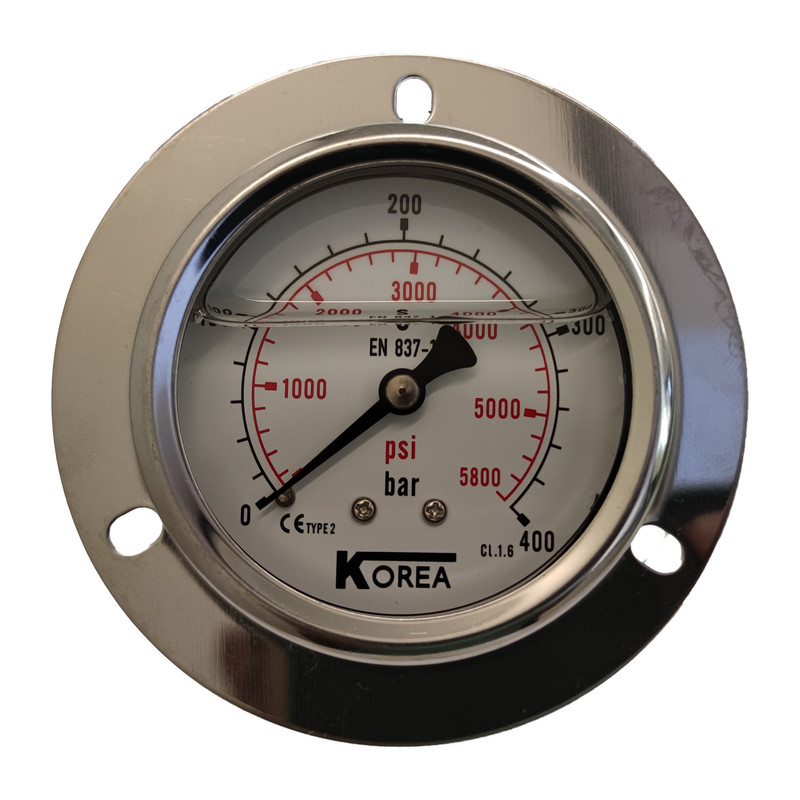 گیج فشار کره مدل 6cm-back-400bar