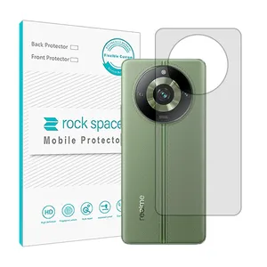 Rock space HyGEL model Transparent phone back protector suitable for Realme 11 Pro mobile phone