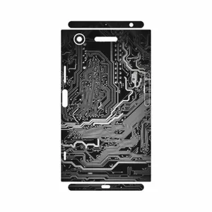 MAHOOT Black Printed Circuit Board-FullSkin Cover Sticker for Sony Xperia XZ1