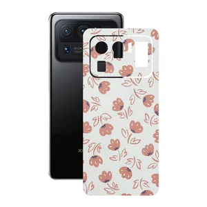 Remax cover sticker Leth model flower design suitable for Xiaomi Mi 11 Ultra mobile phone