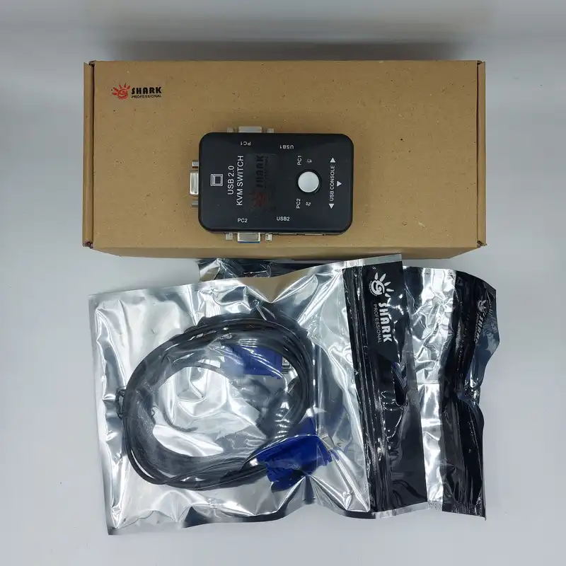 سوئیچ 2 پورت KVM شارک مدل USB-2PORT