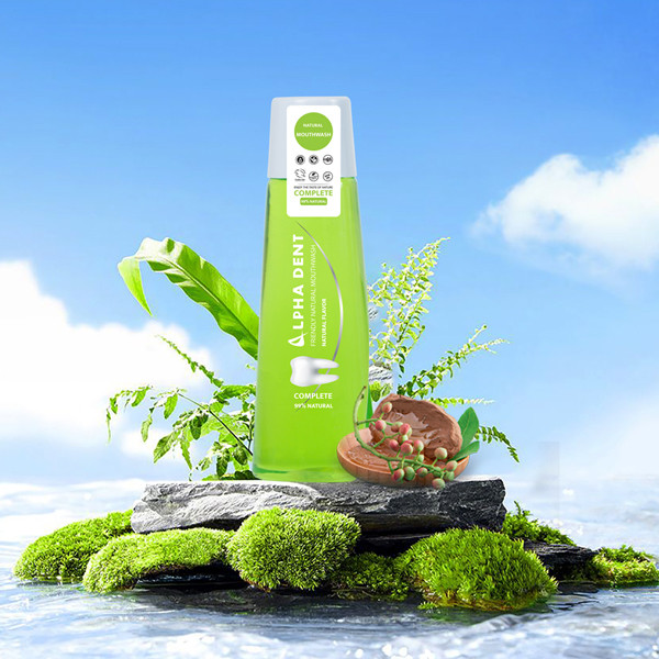 دهان شویه آلفادنت مدل complete حجم 400 میلی لیتر