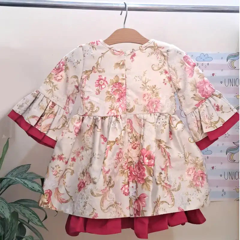 پیراهن دخترانه مدل مجلسی اسپانیایی آتوسا