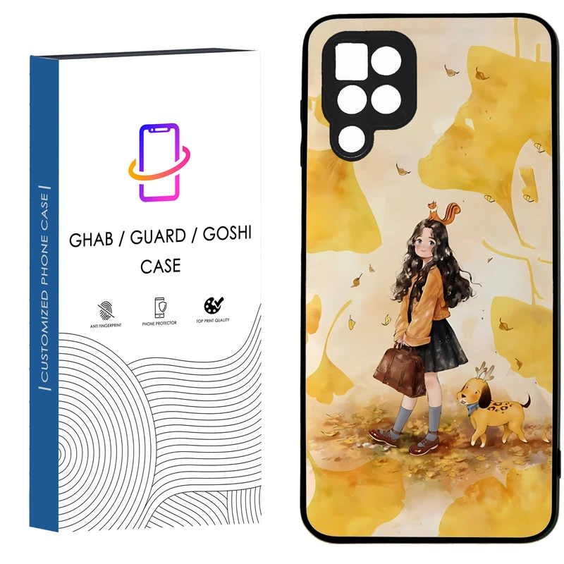 کاور قاب گارد گوشی طرح دخترانه کد 41 - TPU مناسب برای گوشی موبایل سامسونگ Galaxy A12