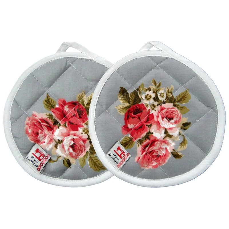 دستگیره منسوجات خسروشاهی برتر مدل  گرد کد DGM167 بسته 2 عددی