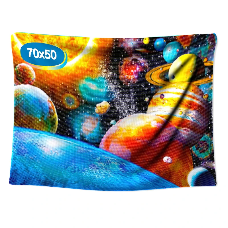 پوستر پارچه ای مدل بکدراپ بلک لایت کد 1732