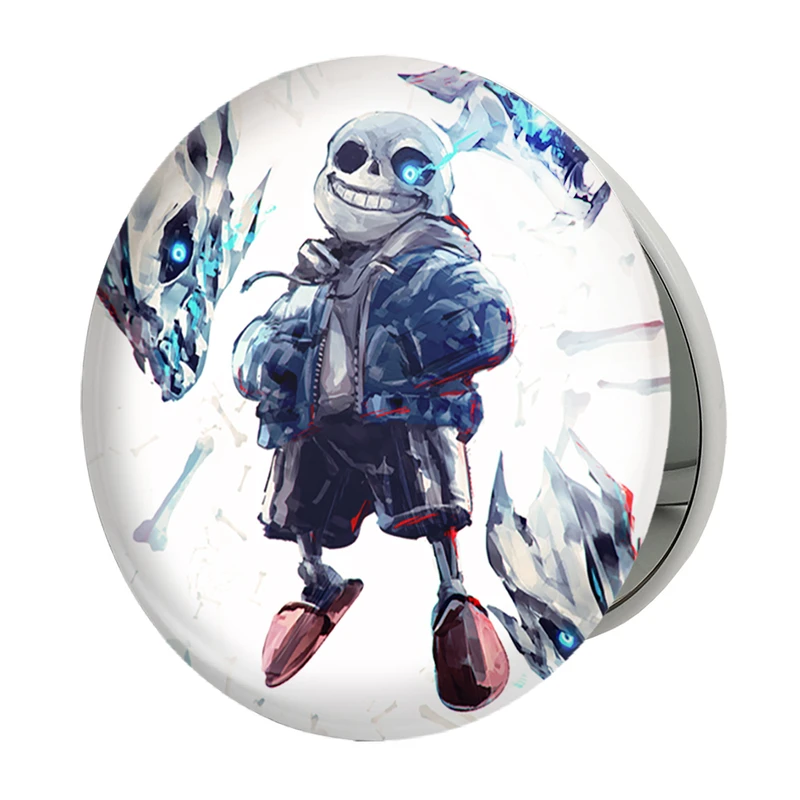 آینه جیبی خندالو طرح بازی آندرتیل (Undertale) مدل تاشو کد 31746