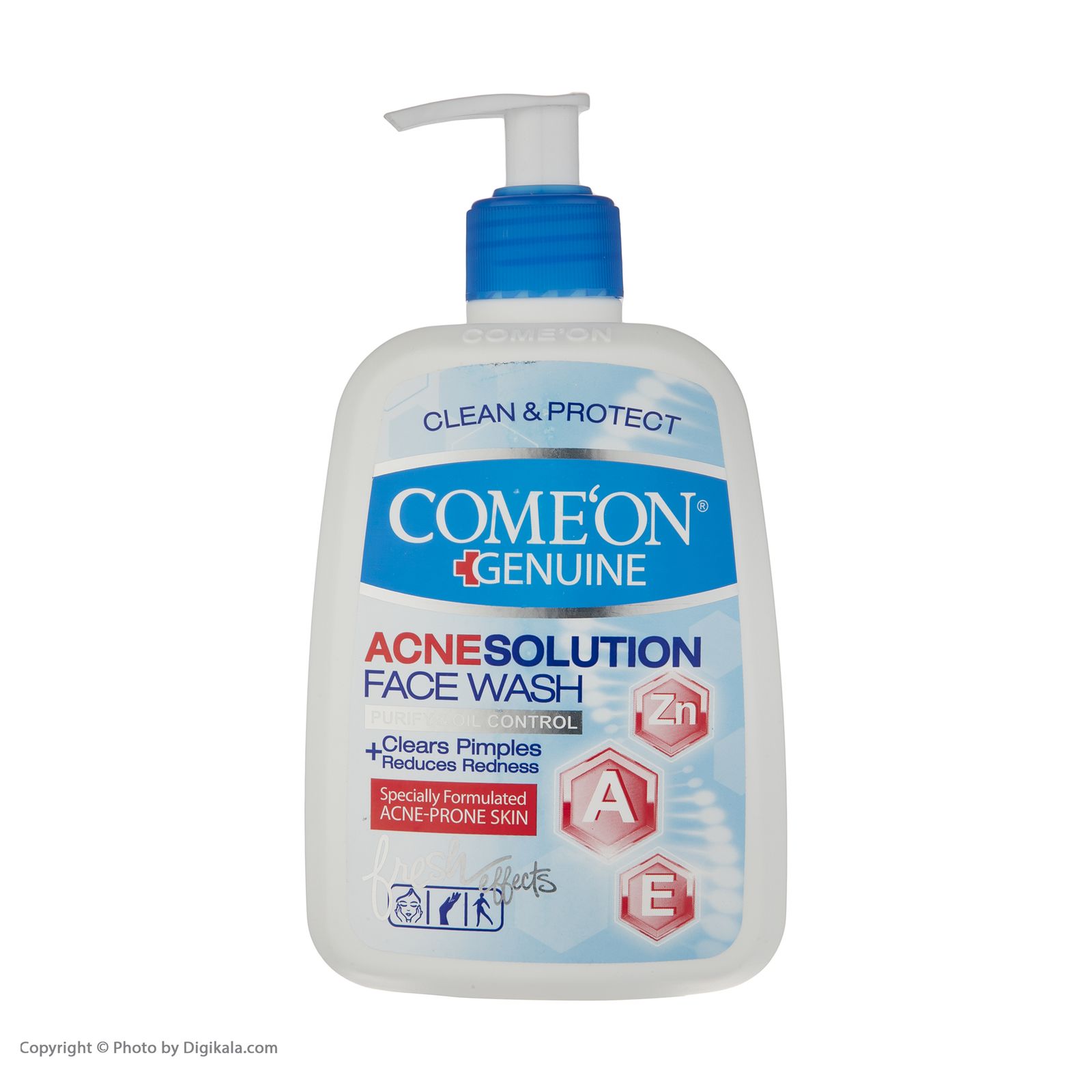 ژل شست‌وشوی صورت کامان مدل Acne Solution حجم 500 میلی‌لیتر -  - 3