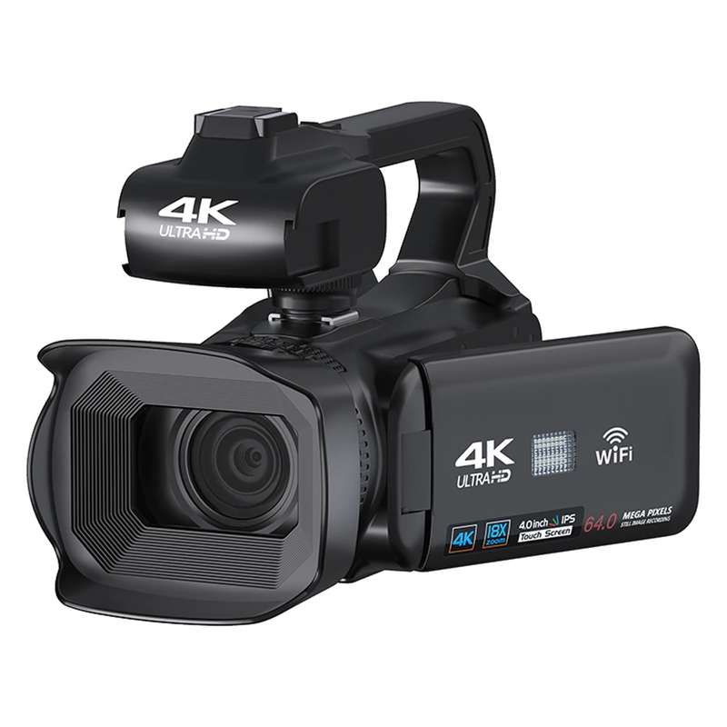 دوربین فیلم برداری مدل 4K Ultra HD 64MP Streaming 4.0 With 32G SD Card