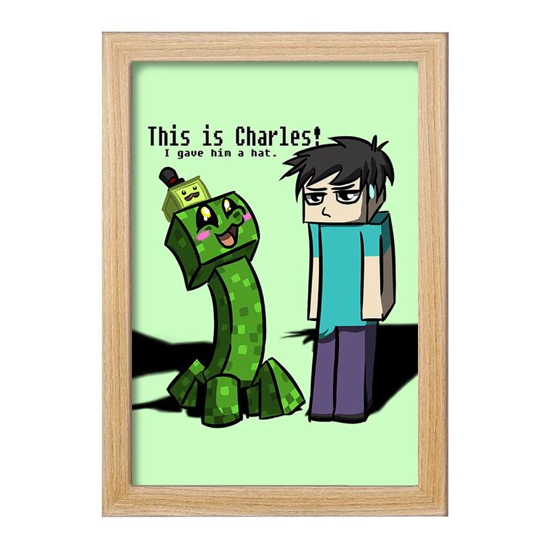 تابلو خندالو مدل ماینکرافت (Minecraft) کد F1666