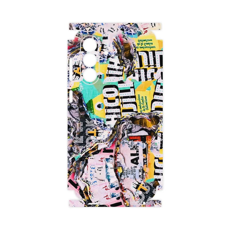 برچسب پوششی ماهوت مدل Collage of Teared Paper-FullSkin مناسب برای گوشی موبایل سامسونگ Galaxy A56