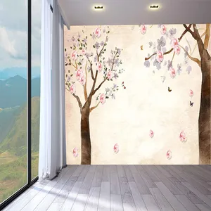 پوستر دیواری سه بعدی مدل نقاشی درخت شکوفه DVRF2328