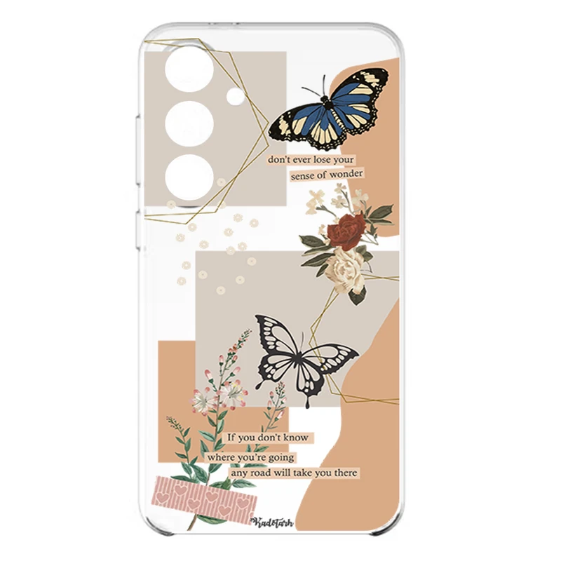 کاور طرح Butterfly مناسب برای گوشی موبایل سامسونگ Galaxy S25 FE 