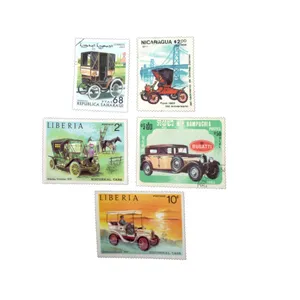 تمبر یادگاری مدل اتومبیل کلاسیک کد DS2546 مجموعه 5 عددی