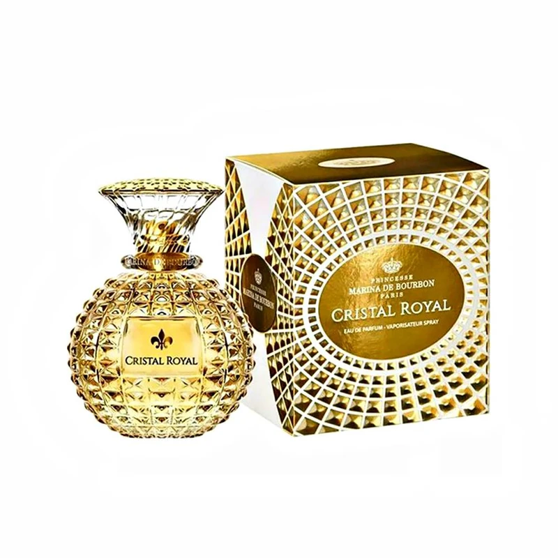 ادوپرفیوم زنانه پرنسس مارینا دو بوربون مدل Cristal Royal با رایحه خنک حجم 100 میلی‌لیتر
