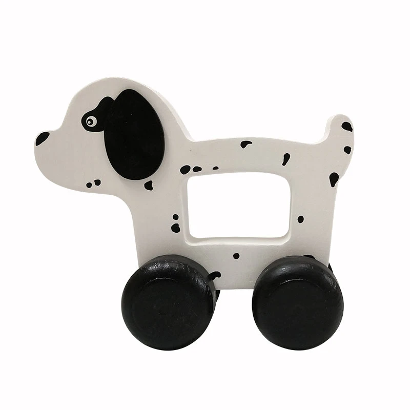 اسباب بازی چوبی مدل سگ ماشینی MKids48-3B