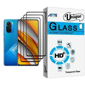 AFS Unique Glass MIX003 Screen Protector For Xiaomi Poco F3 Pack Of 3