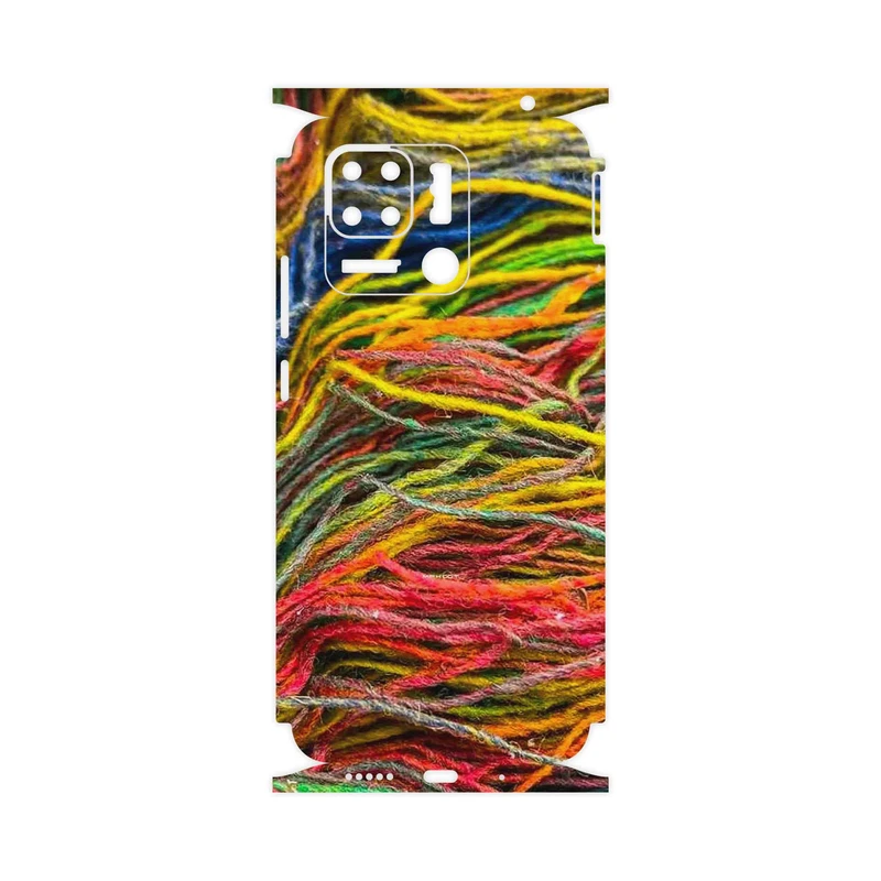 برچسب پوششی ماهوت مدل Fabric Texture 9-FullSkin مناسب برای گوشی موبایل شیائومی Redmi 10 Power