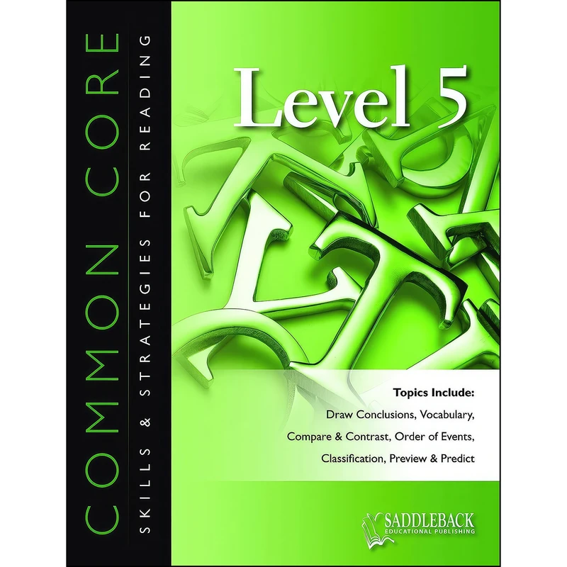 کتاب Common Core Skills   Strategies for Reading, Level 5 اثر Saddleback Educational Publishing انتشارات Saddleback Pub