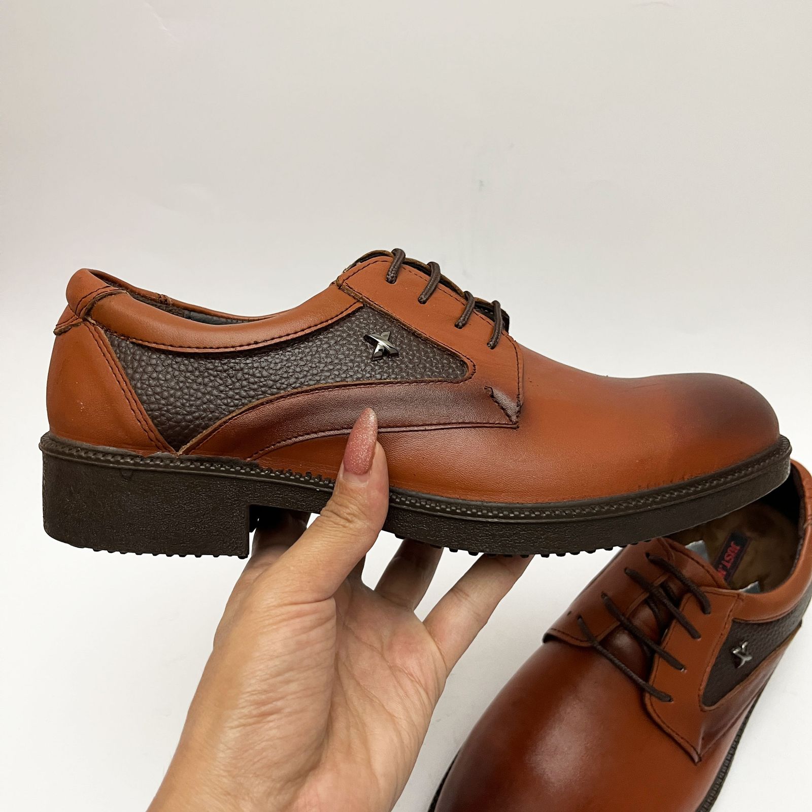 کفش مردانه مدل چرم پوش کد 4054 -  - 11