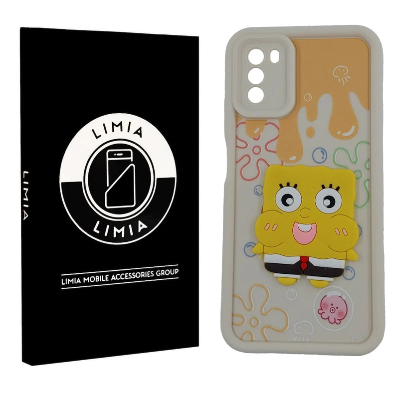 کاور لیمیا مدل سولید لنزدار طرح عروسکی برجسته مناسب برای گوشی موبایل شیائومی Redmi M3