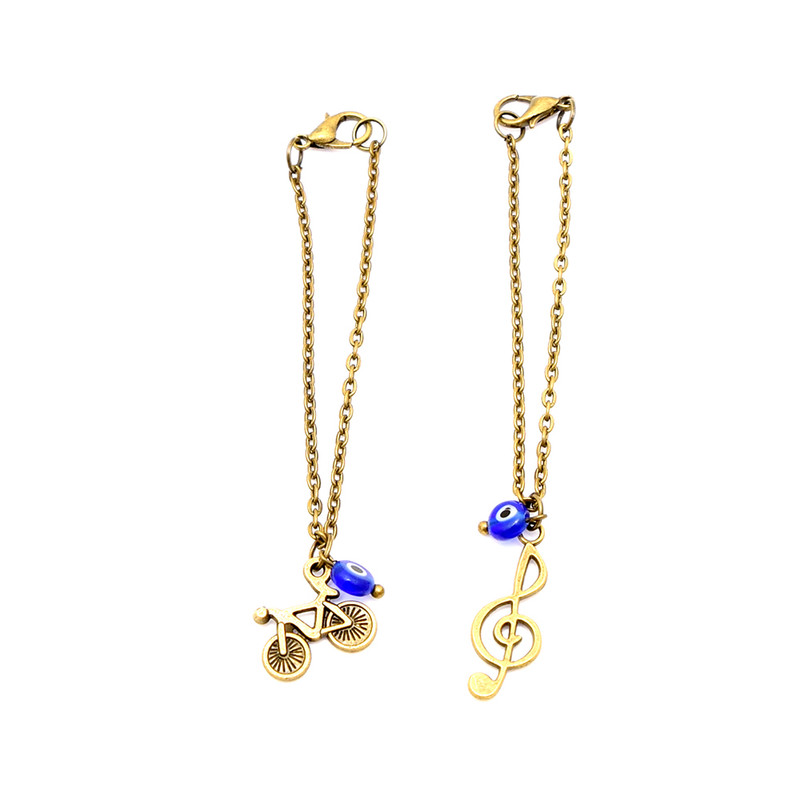 آویز ساعت زنانه مدل چشم نظر A14 مجموعه 2 عددی