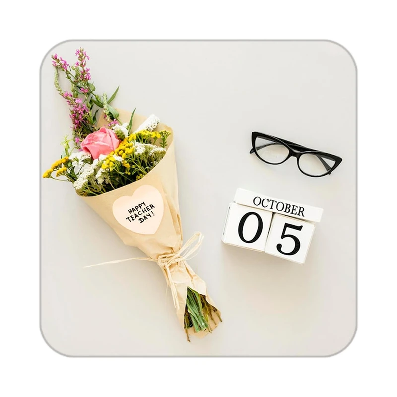 زیر لیوانی کاکتی طرح گل مدل mp19098