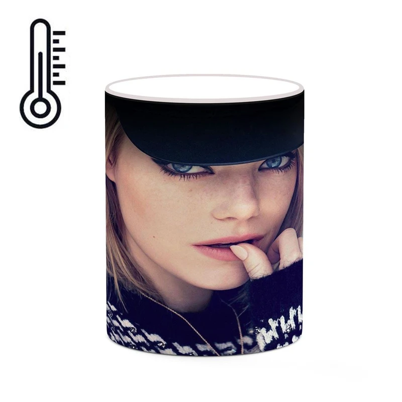 ماگ حرارتی کاکتی طرح اما استون Emma Stone مدل mgh25936