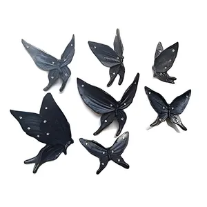 دیوار کوب طرح پروانه نگین دار مدل H5 مجموعه 7 عددی