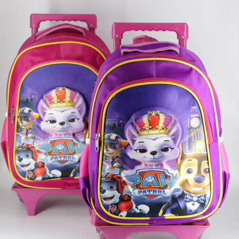 کوله پشتی چرخ دار طرح سگهای نگهبان کد hg78ii