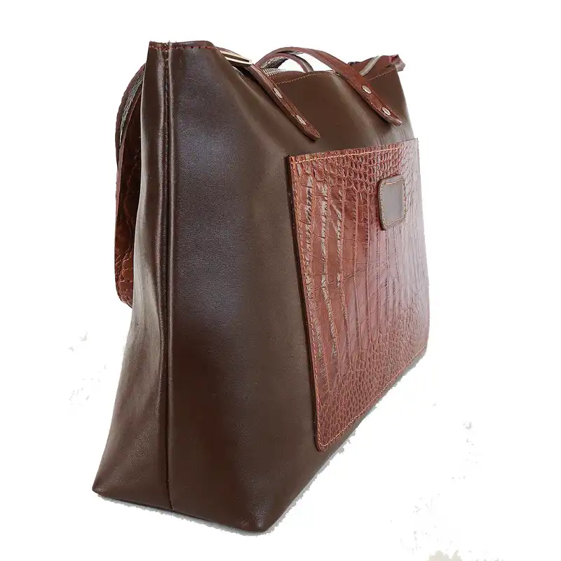 کیف دوشی زنانه مدل چرم طبیعی