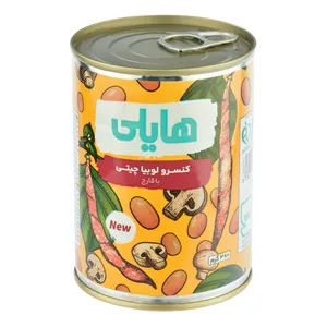 کنسر لوبیا چیتی با قارچ هایلی - 380 گرم