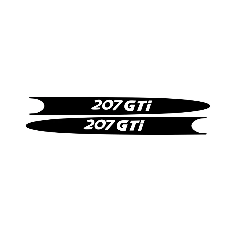برچسب خودرو ایلوریا طرح جی تی ای 207 بسته 2عددی