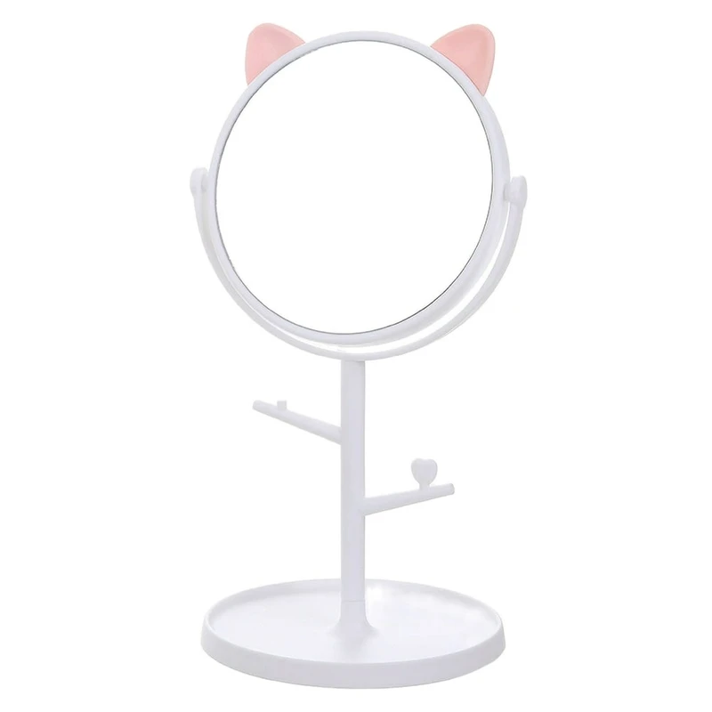آینه آرایشی رومیزی مدل Ear cat کد 51