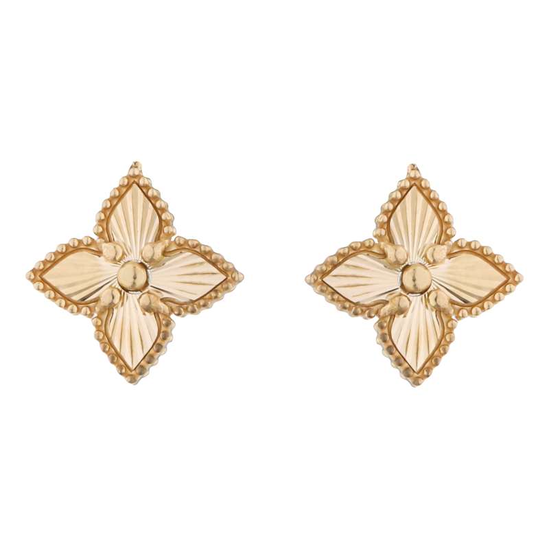 گوشواره طلا 18 عیار زنانه میو گلد مدل E1235