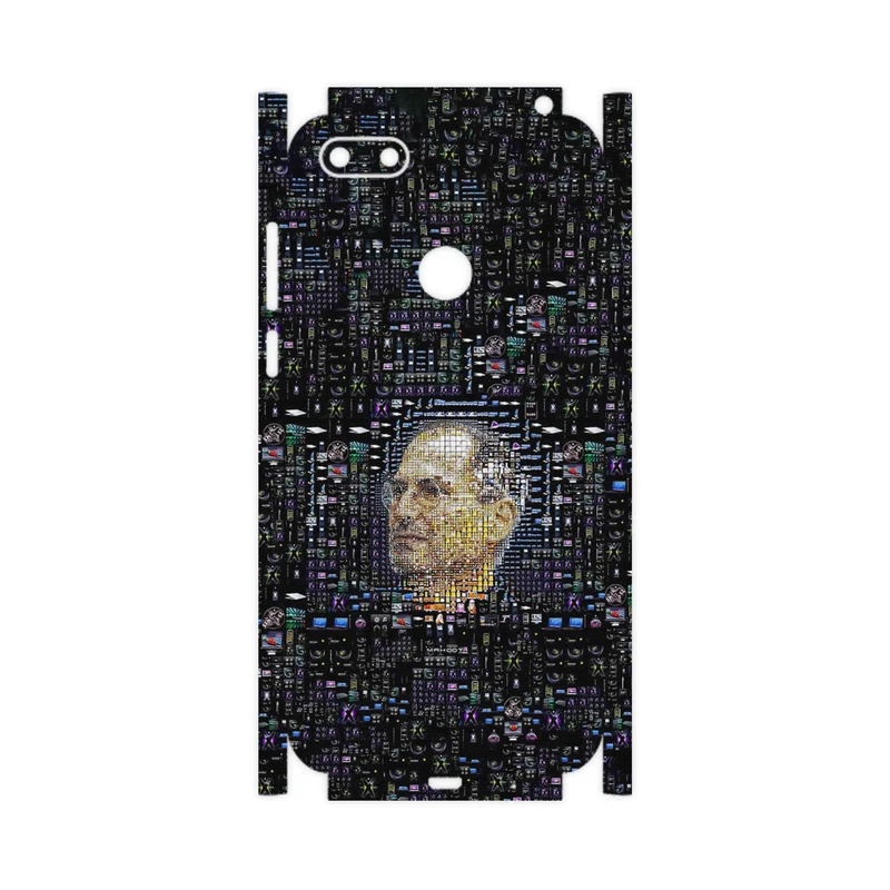 برچسب پوششی ماهوت مدل Collage of Steve Jobs 2-FullSkin مناسب برای گوشی موبایل موتورولا Moto E6 Play