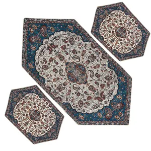 ست سه تکه رومیزی مدل شاه عباسی کد SK3-63