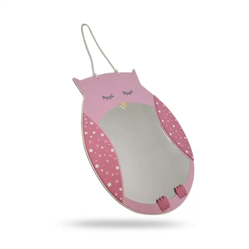 آینه دکوراتیو طرح جغد مدل MKids33A