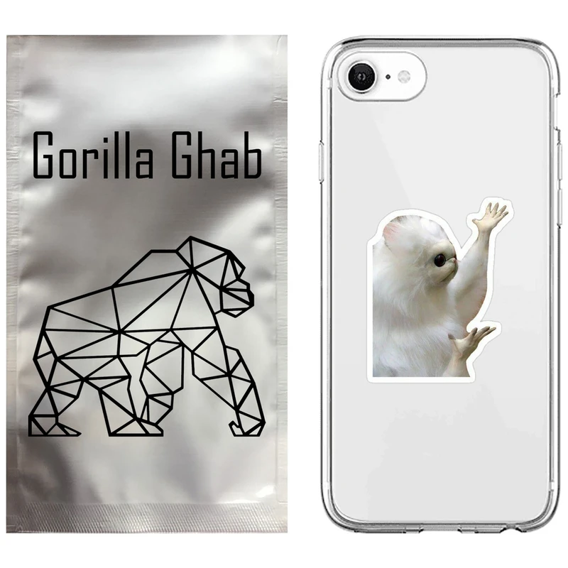 کاور گوریلا قاب مدل CLG کد 89 طرح میمون مناسب برای گوشی موبایل اپل iPhone 7 / 8 / SE 2022