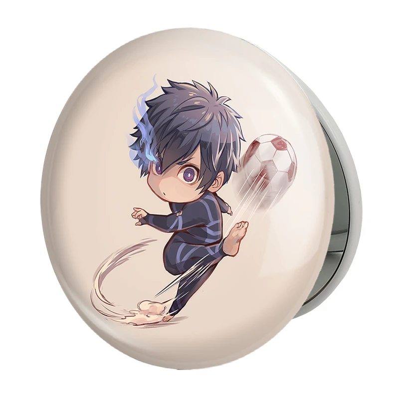 آینه جیبی خندالو طرح یویچی انیمه بلو لاک Blue Lock مدل تاشو کد 24390 