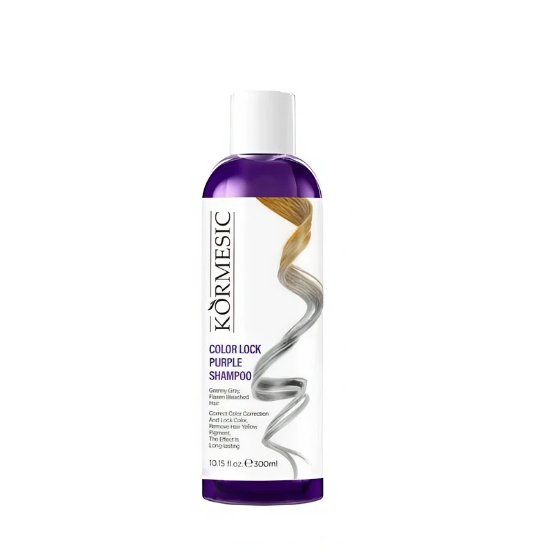 شامپو ضدزردی مو کورمسیک مدل COLOR LOCK PURPLE حجم 300 میلی لیتر