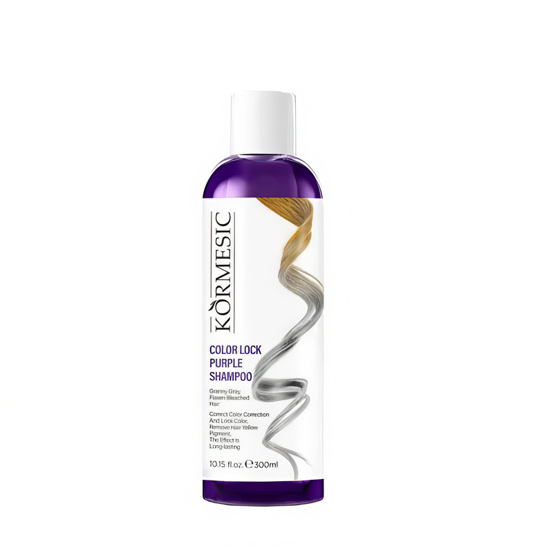 شامپو ضدزردی مو کورمسیک مدل COLOR LOCK PURPLE حجم 300 میلی لیتر