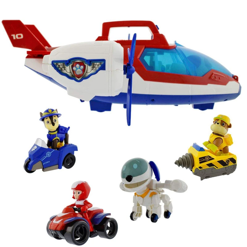 هواپیمای بازی طرح سگ های نگهبان به همراه ماشین بازی