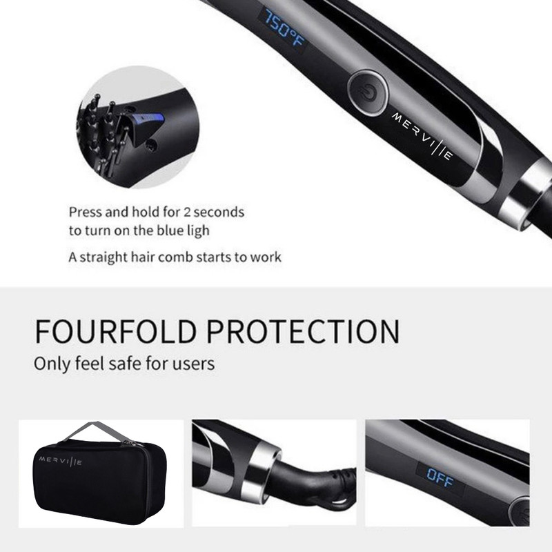 برس حرارتی مرویل مدل Keratin Therapy