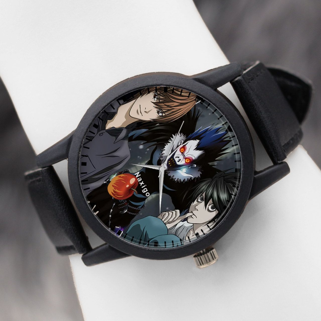 ساعت مچی عقربه ای ناکسیگو مدل دفترچه مرگ کد LF6847 -  - 5