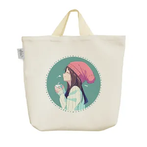 ساک خرید خندالو مدل چیزورو رکا انیمه کانوجو اوکاری کد 1470