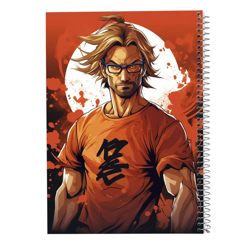 دفتر ژورنال نویسی 50 برگ مدوپد مدل نقطه ای طرح Naroto کد DF11239